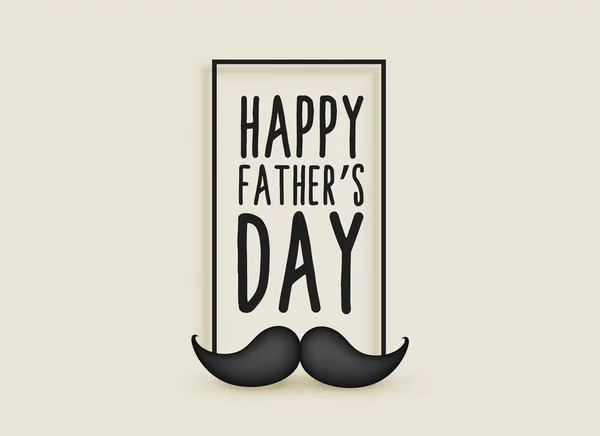 Счастливый день отцов усы хипстер фон — стоковый вектор