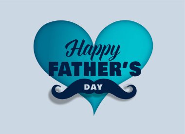 mutlu babalar gün sevgi tebrik tasarım