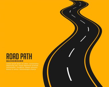 eğrisi yol arka plan tasarımı sarma