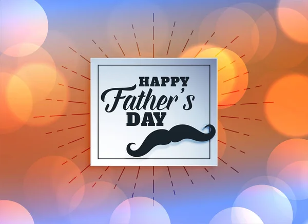 Diseño de la tarjeta de felicitación para el día del padre — Vector de stock