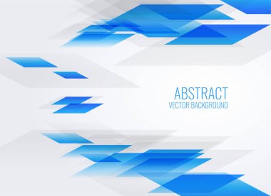 soyut geometrik tarzı mavi arka plan