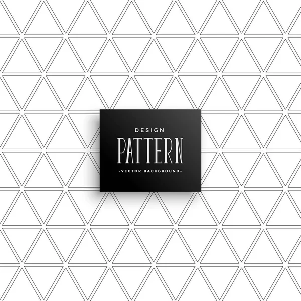 Diseño de patrón repetitivo de triángulo mínimo — Archivo Imágenes Vectoriales