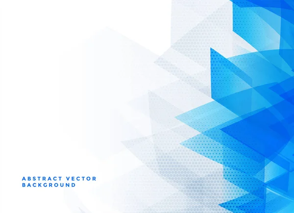 Abstraktní modré pozadí s textovým prostorem — Stockový vektor