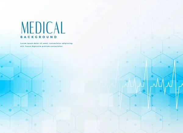 Stijlvol blauw medisch concept achtergrond — Stockvector