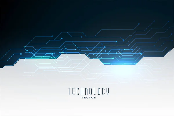 Tecnología diagrama de circuito concepto banner — Archivo Imágenes Vectoriales