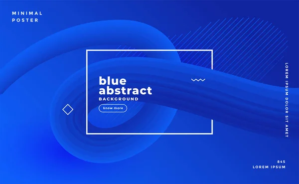 Сучасний синій абстрактний шаблон презентації — стоковий вектор