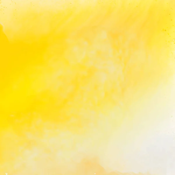 Fundo de textura aquarela amarelo brilhante —  Vetores de Stock