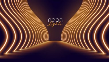 VIP neon ışıkları giriş yolu arkaplan