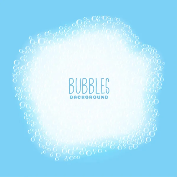 Soap or shampoo bubbles background — Stock Vector