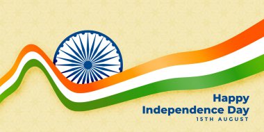 mutlu bağımsızlık gün hint afiş tasarım