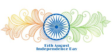 yaratıcı hint bağımsızlık günü afiş tasarımı