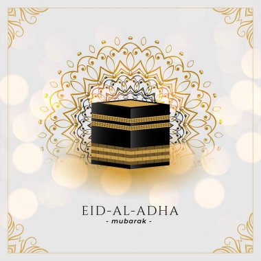 Mekke'de hac İslam kutsal kabe tebrik arka plan