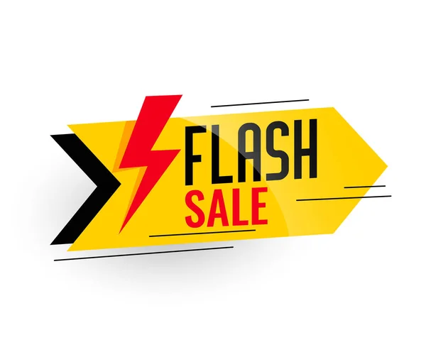 Flash πώληση και σχέδιο πανό έκπτωσης — Διανυσματικό Αρχείο