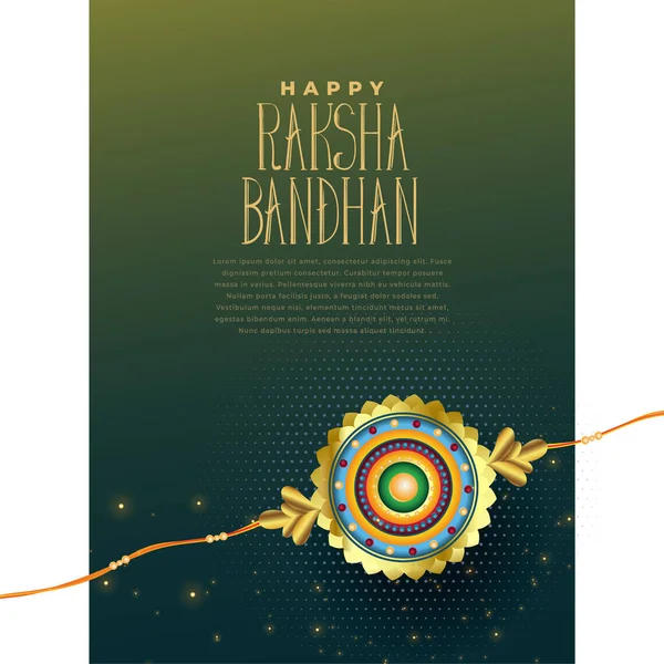 Indian festival raksha bandhan background — Stock Vector