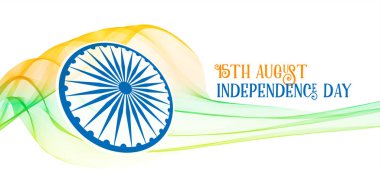 yaratıcı hint bağımsızlık günü özgürlük afiş