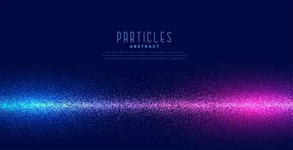 线性光技术背景中的发光粒子 — 图库矢量图片