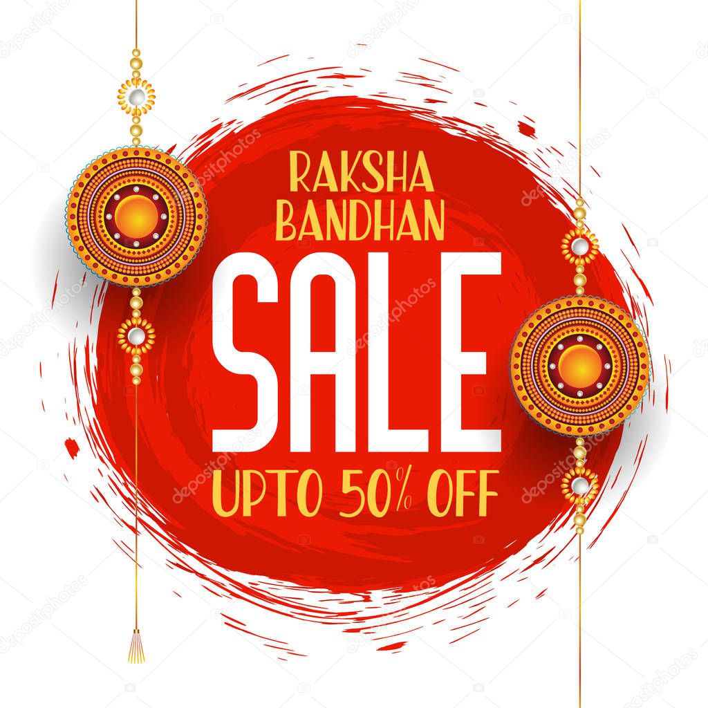 raksha bandhan festival sale banner design