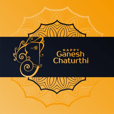 yaratıcı mutlu ganesh chaturthi festival tebrik