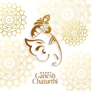 ganesh chaturthi festival arka plan güzel tasarım