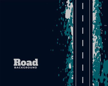 kirli asfalt sokak grunge yol arka plan tasarımı