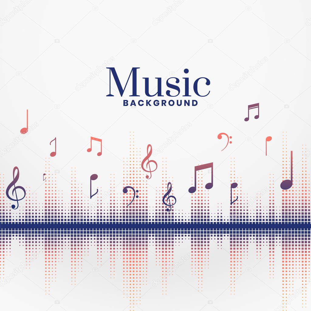 music audo beats sound fest background design