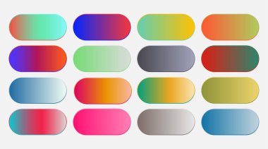 soyut canlı renkli degrade swatches büyük set