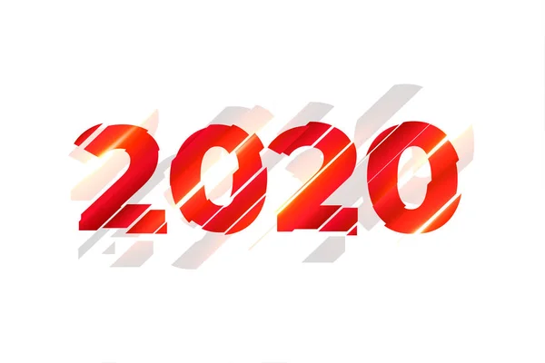2020 Abstrakcja nowy rok szczęśliwy tło wzór — Wektor stockowy