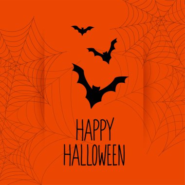 Uçan yarasalarla cadılar bayramı arkaplanı