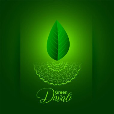 yaratıcı çevre dostu yeşil diwali festivali konsepti