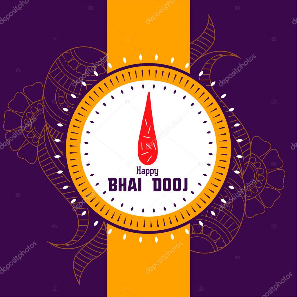 happy bhai dooj indian festival of brother and sister