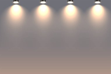 Dekoratif duvar ışıkları arkaplandan düşüyor