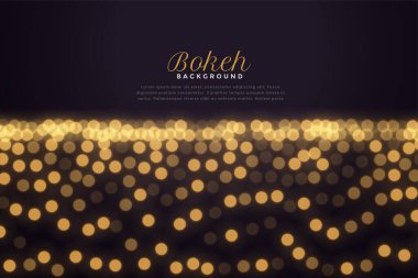 güzel altın bokeh ışık efekti arka plan tasarımı