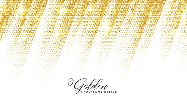 Abstrakte Goldene Halbton Stil Schönen Hintergrund Design — Stockvektor