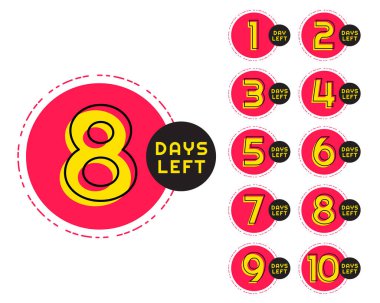 Dairesel memphis biçiminde kalan gün sayısı