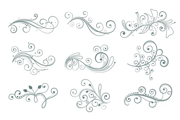 Dekoratif çiçek elementleri farklı stile ayarlandı