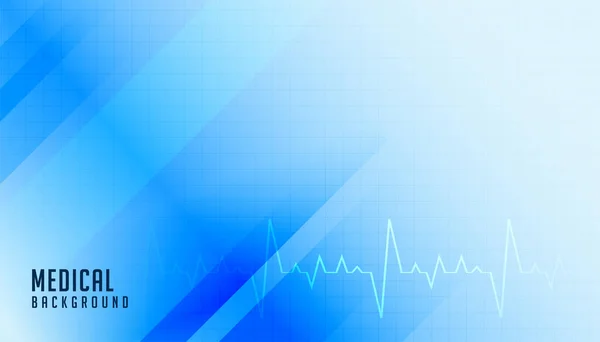 Medizinischer Hintergrund Blauem Gesundheitsthemenstil — Stockvektor