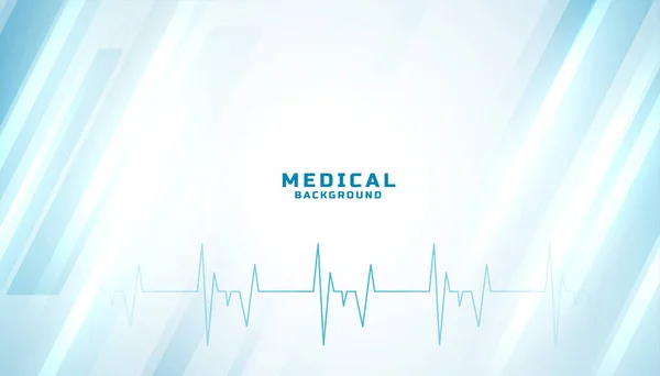 Médical Soins Santé Brillant Fond Bleu Design — Image vectorielle