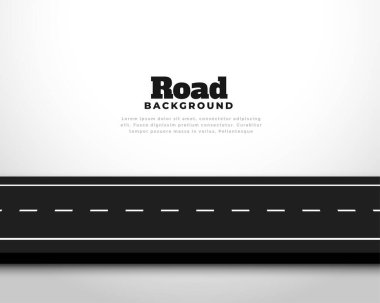 düz yatay asfalt sokak yolu arka planı