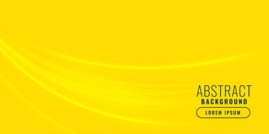 dalga şekli tasarımı ile sarı arkaplan