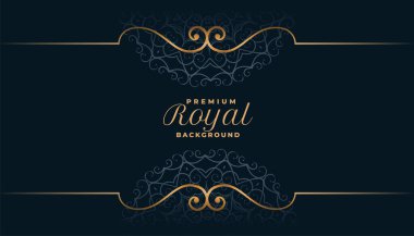 kraliyet mandala arka planı İslami stil tasarımı