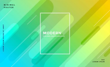 parlak mavi sarı renkler modern arkaplan tasarımı