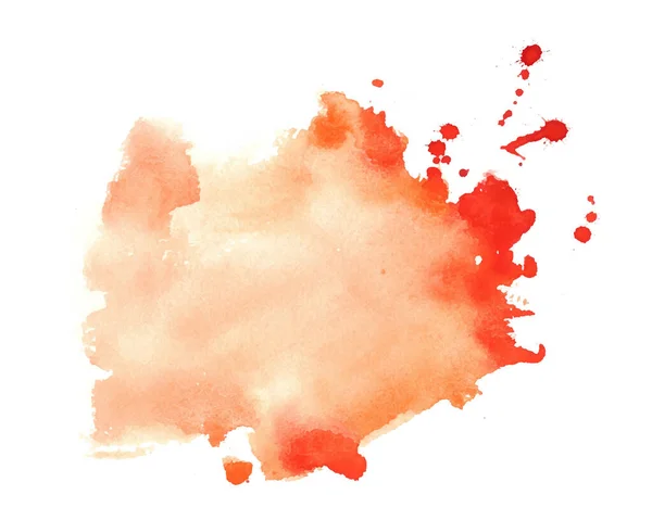 橙色水彩斑斑纹理背景设计 — 图库矢量图片