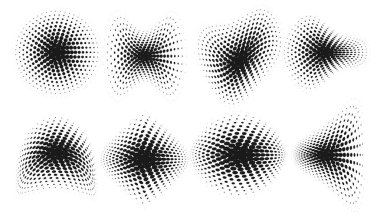 Soyut grunge yarım ton biçimsiz arka plan tasarımı