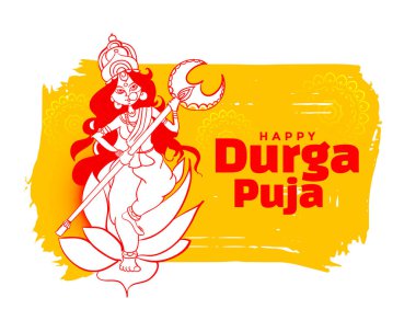 durga pooja festivali kartı arka plan istiyor