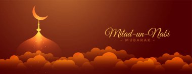 Cennetteki milad un nabi Mübarek bayrak tasarımı