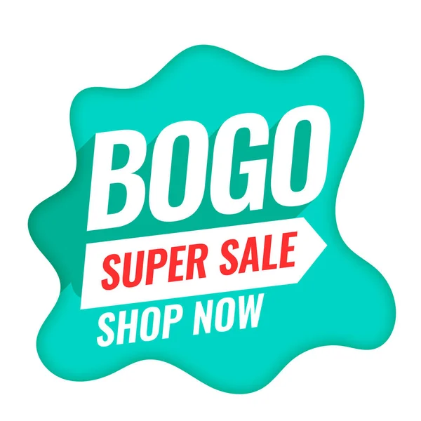 Bogo Acheter Obtenir Super Fond Vente — Image vectorielle