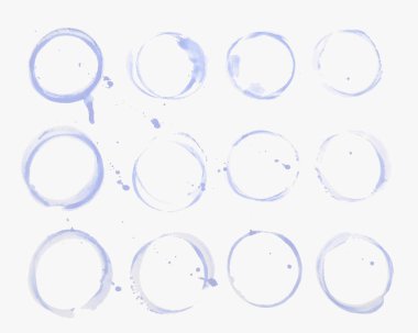 su bardağı ya da bardak boyası desen dizaynı