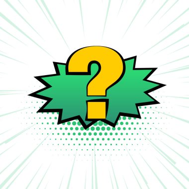 sosyal konuşma veya konuşma vektörü için çizgi biçim soru işareti arkaplanı