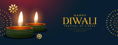 Işıldayan diya vektörlü mutlu diwali bayram duvar kağıtları