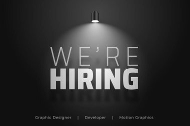 Biz odak ışık etkisi vektörü ile karanlık şablon işe alıyoruz